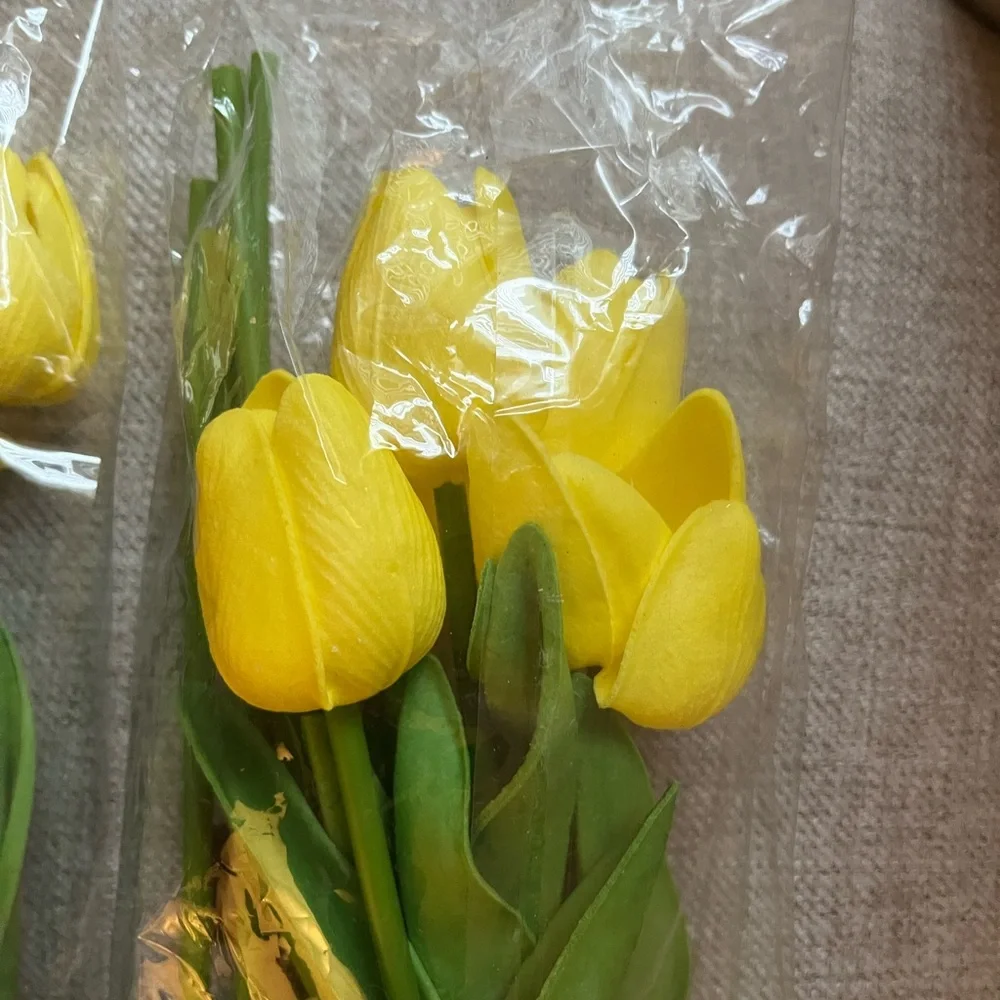 Yellow tulip stems spring flowers yellow flower tulip florals flower arranging